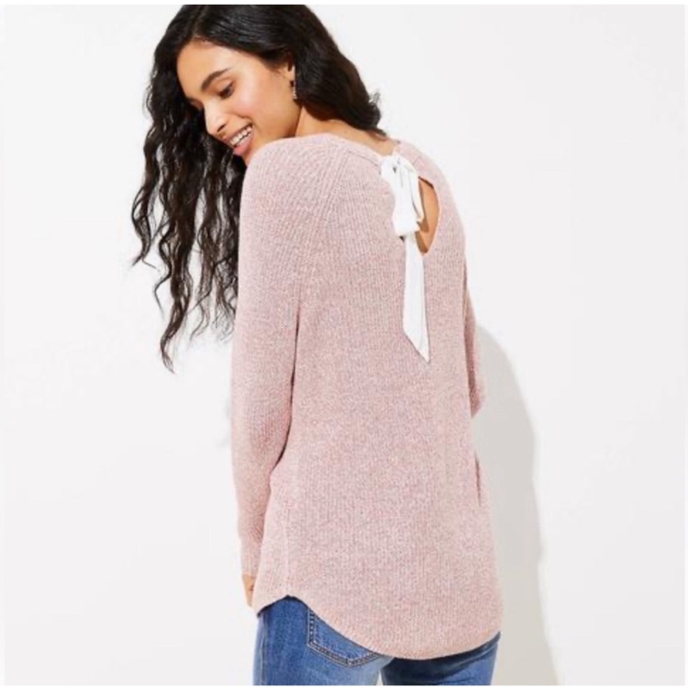 Women's Loft M Sweater With Bow Detail